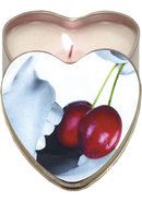 Edible Heart Candle Cherry