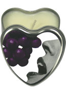 Edible Heart Candle Grape