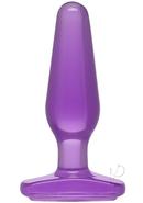 Crystal Jellies Butt Plug Med Purple