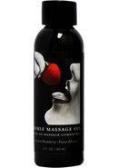 Edible Massage Oil Strawberry 2oz