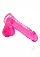 Jelly Pink Dong W/suction