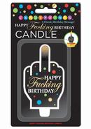 Happy Fn Birthday Fu Finger Candle